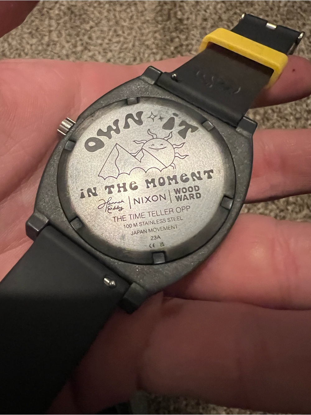 Nixon Time Teller Watch with Hannah Eddy x Woodward collaboration - Picture 4 of 5
